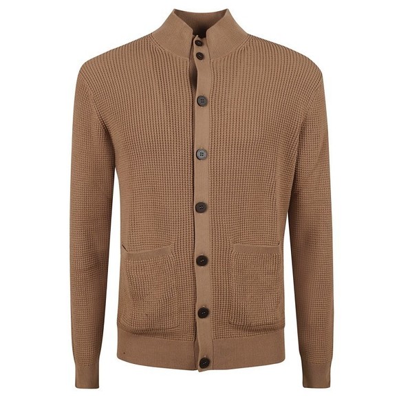 Ballantyne Textured Knit Sweater With Button-Up Front - NWT
